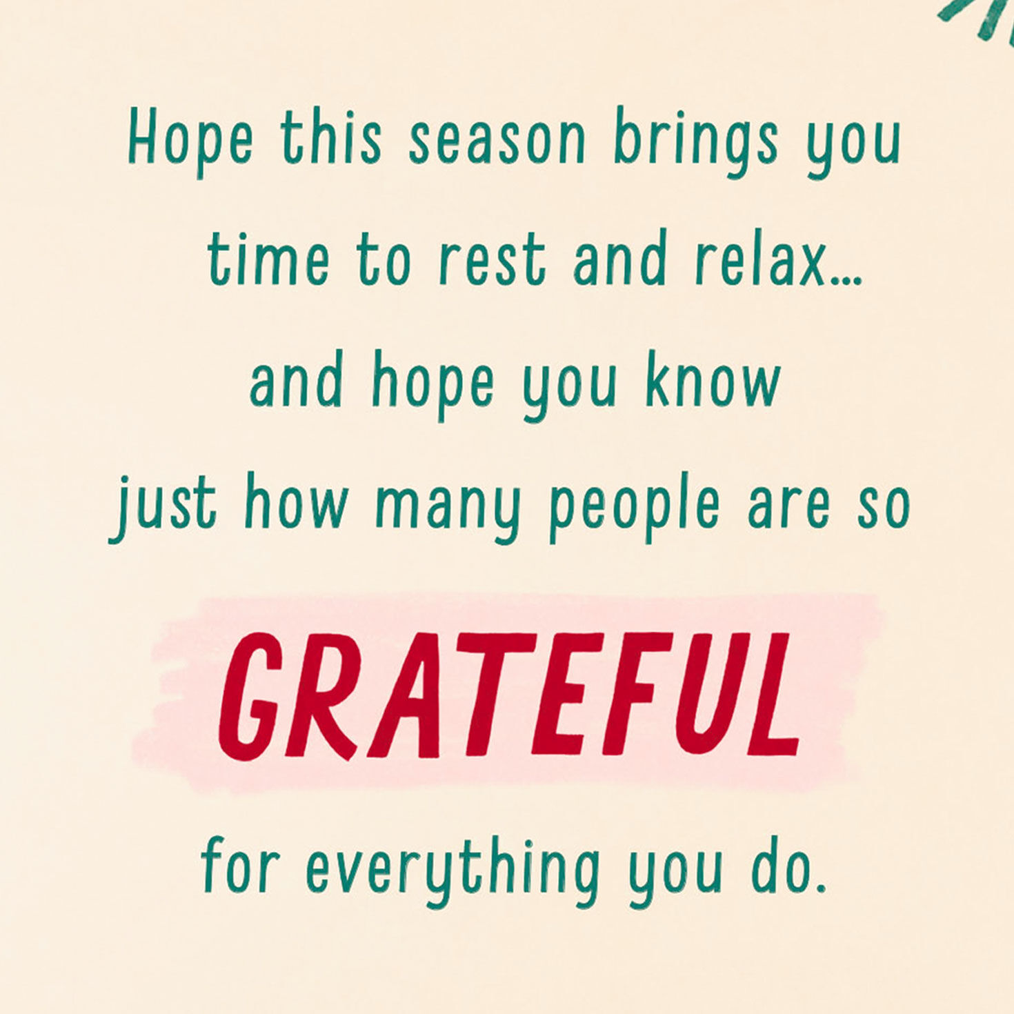 You Make School So Much Better Christmas Thank-You Card, , large image number 2