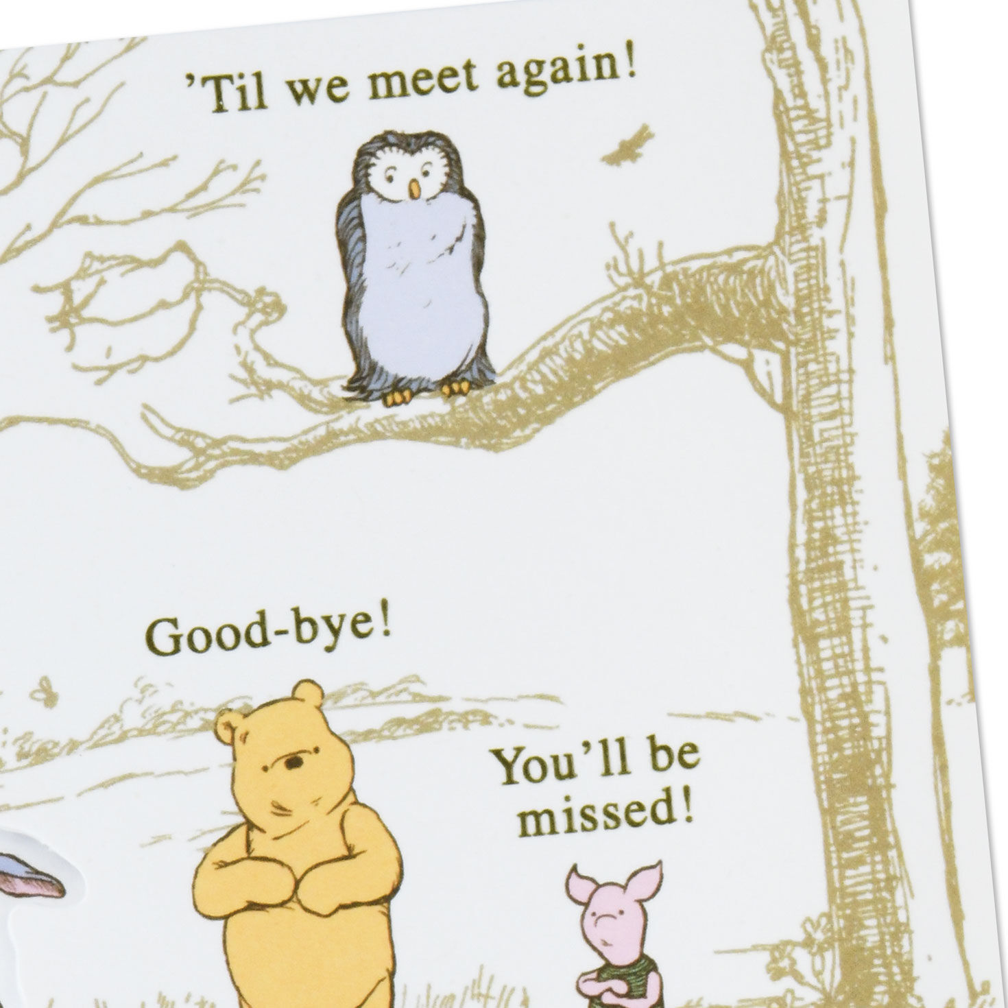 Disney Winnie the Pooh Gloomy Without You Goodbye Card, , large image number 4