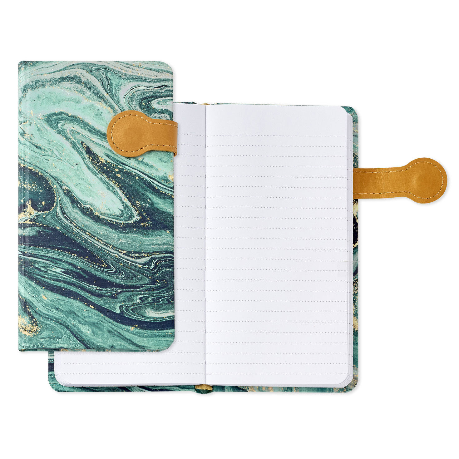 Blue, Green and Gold Marbled Hardcover Slim Journal for only USD 15.99 | Hallmark