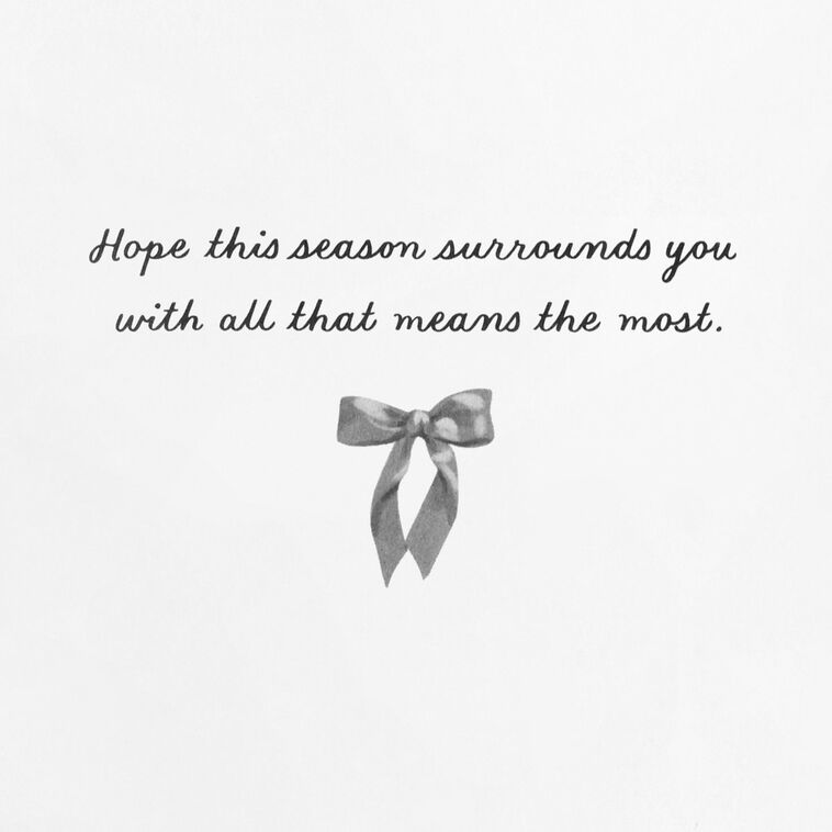 Wreath and Pine Scent Boxed Christmas Cards Sentiment Detail image number 4