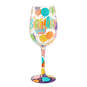 Lolita Birthday Girl Handpainted Wine Glass, 15 oz., , large image number 1