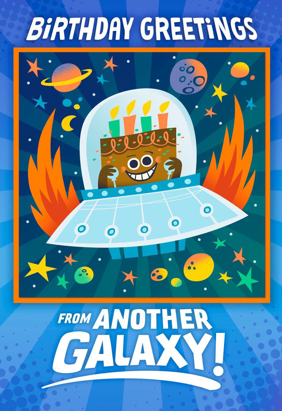 Great Big Cosmic Wish Birthday Card