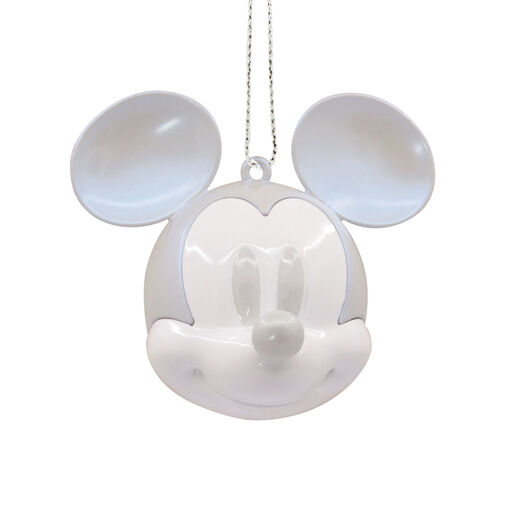 Disney 100 Years of Wonder Mickey Mouse Iridescent Gray Hallmark Ornament, 