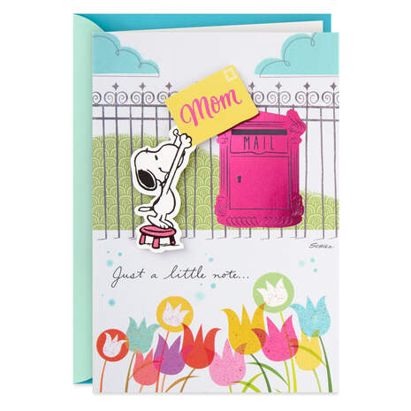 Peanuts® Snoopy Love Note Mother's Day Card for Mom, , large