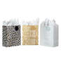 13" Animal Print 3-Pack Gift Bags With Tissue Paper, , large image number 1