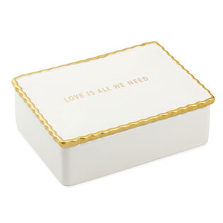Love Is All We Need Ceramic Keepsake Box