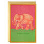 Blessings Paisley Elephant Blank Card, , large image number 1