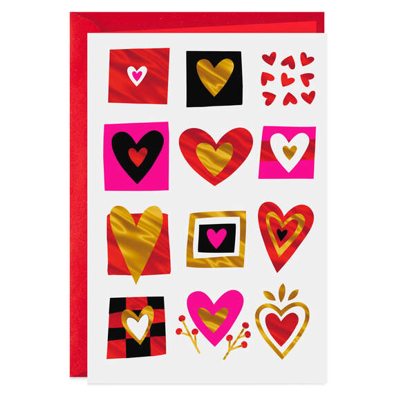 Happy Heart Day Wishes Valentine's Day Card, , large image number 1