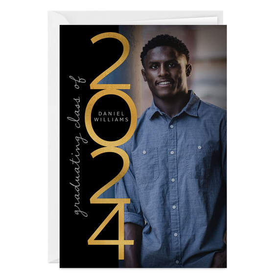 Class of 2024 Folded Graduation Photo Card, , large image number 1