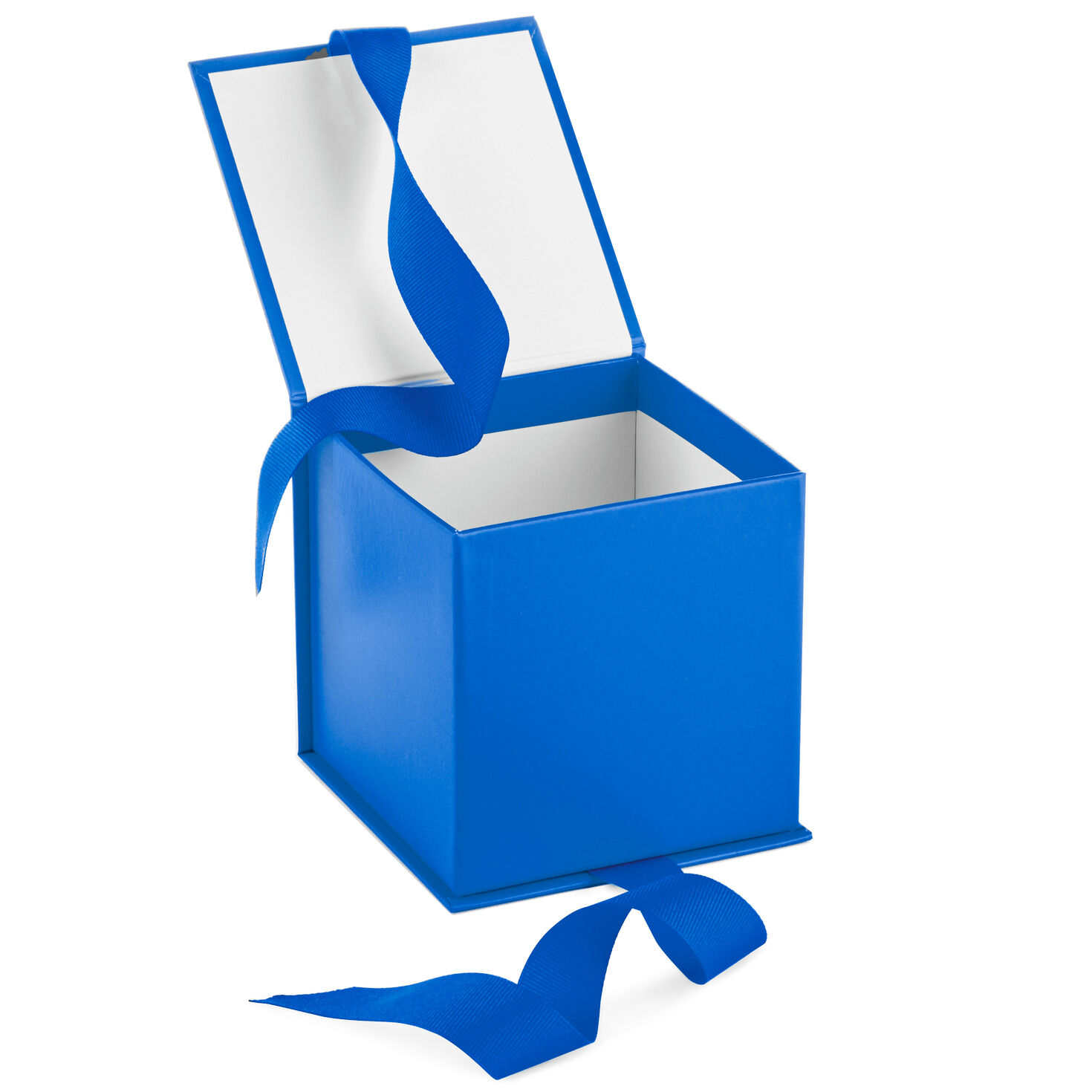 Royal Blue Small Gift Box With Shredded Paper Filler - Gift Boxes