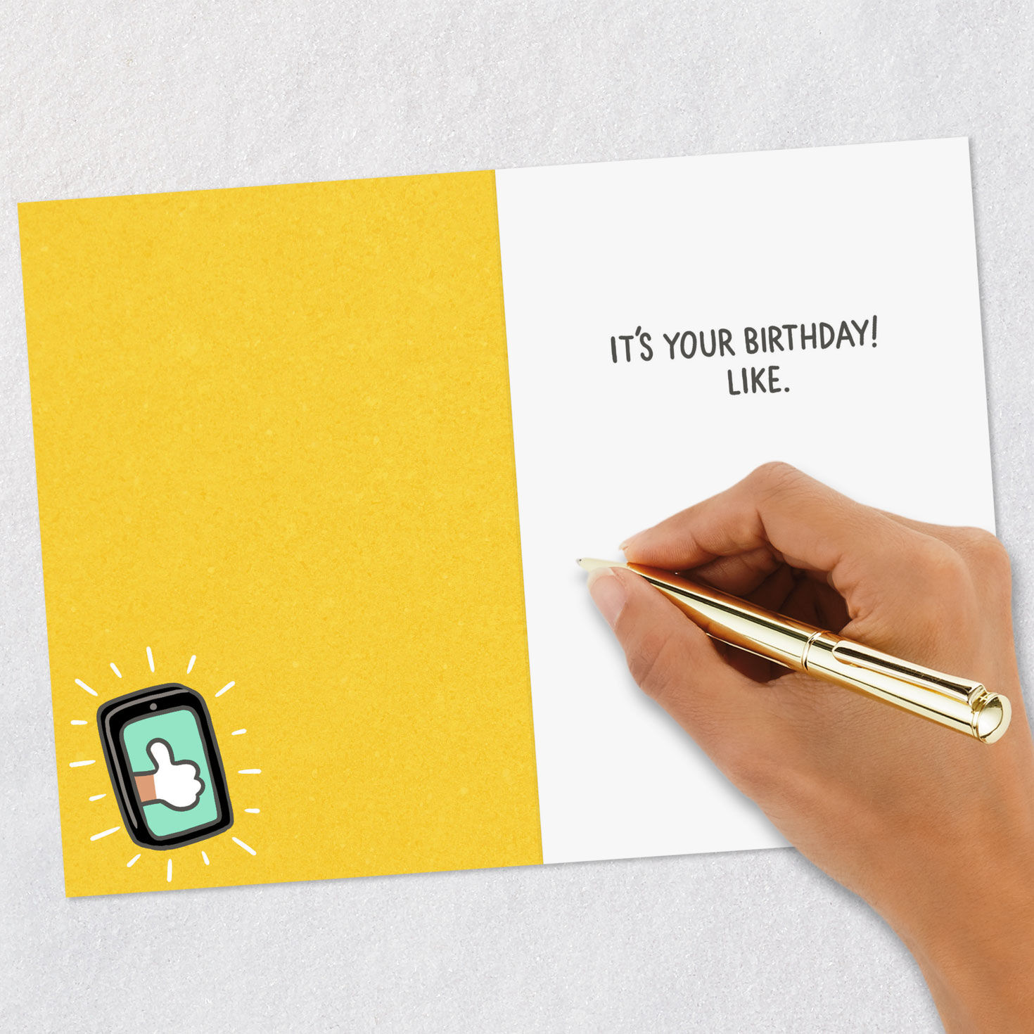 Bunny and Puppy Cartoon Funny Birthday Card signing card image number 6