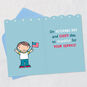 Thank You for Your Service Veterans Day Card from Kids Open card with envelope image number 3