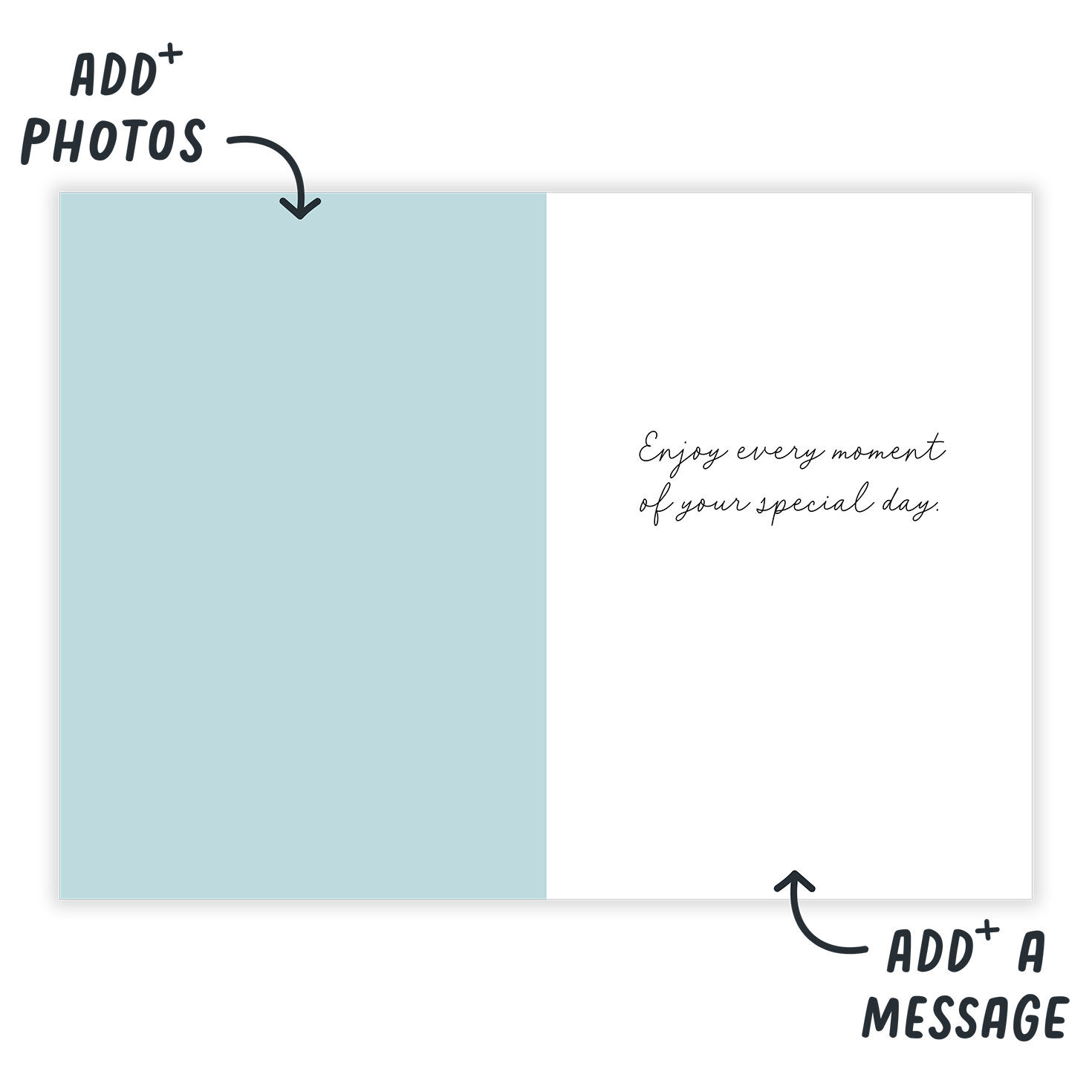 Pink Flowers in Arch Personalized Birthday Card  image number 3