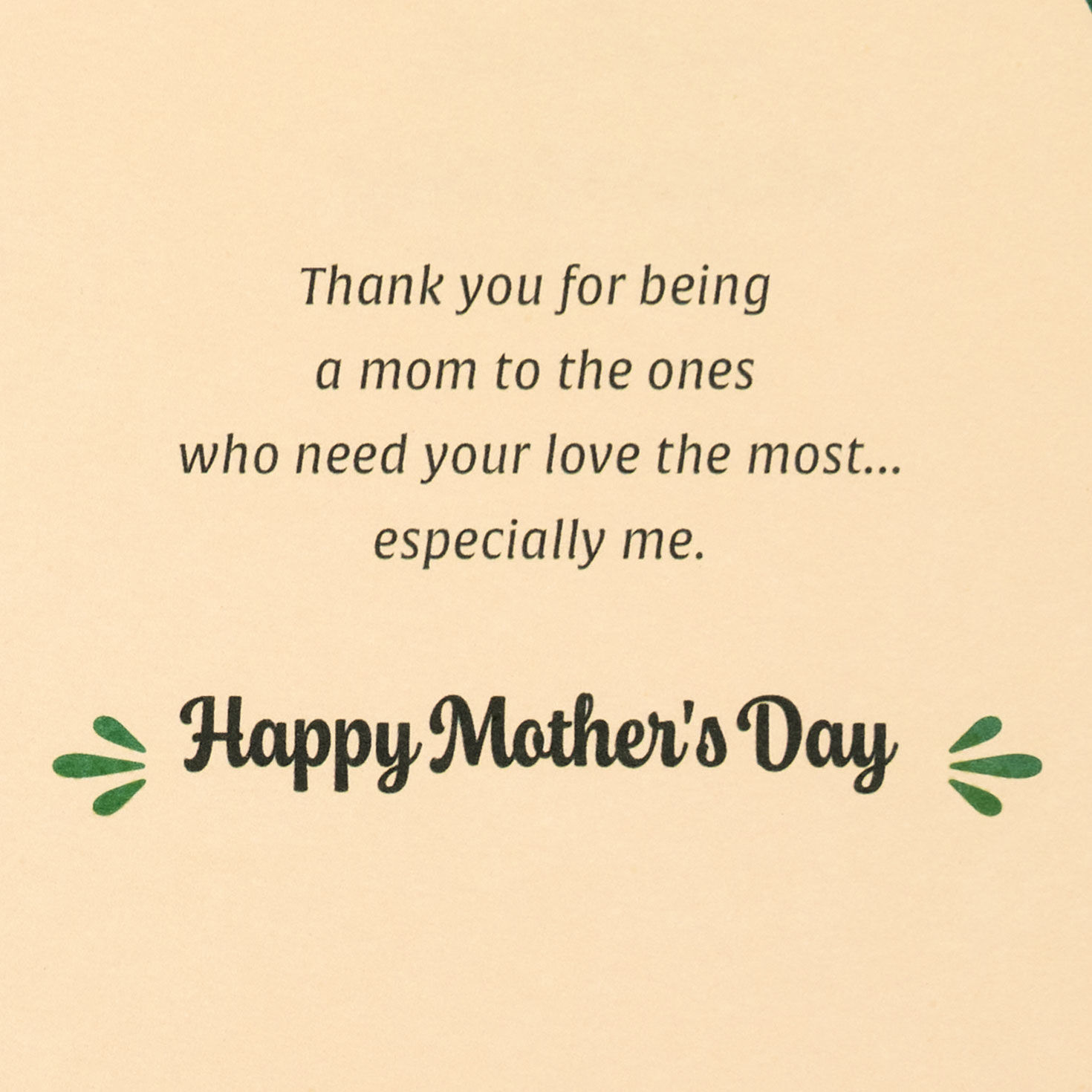 Tropical Abstract Painting with Heart Mother's Day Card Sentiment image number 3