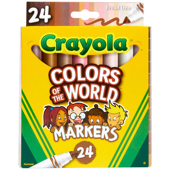 Crayola® Colors of the World Markers, 24-Count, , large image number 1