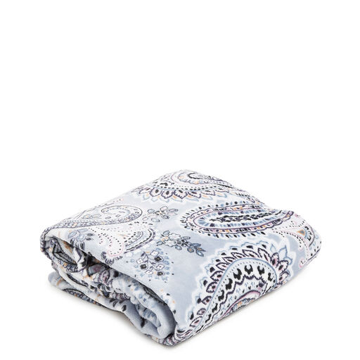 Vera Bradley Throw Blanket in Soft Sky Paisley, 50x80, 