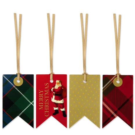 Tailored 12-Pack Christmas Gift Tags, , large