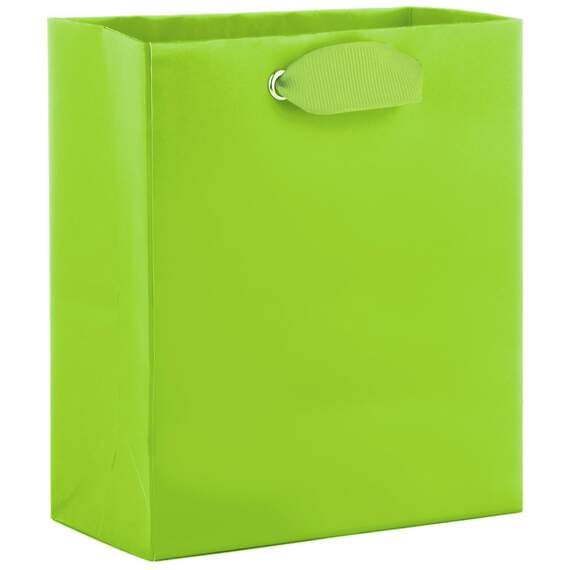 Lime Green Small Gift Bag, 6.5", , large image number 2