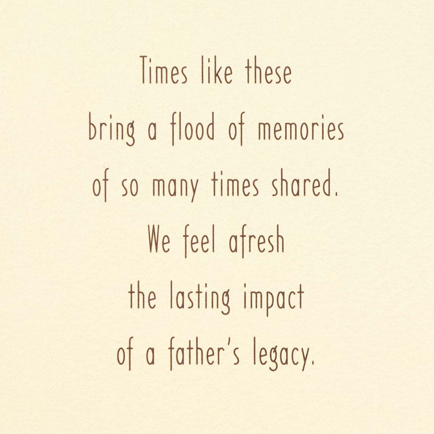 Blue and Brown Pampas Grass Sympathy Card Sentiment image number 2