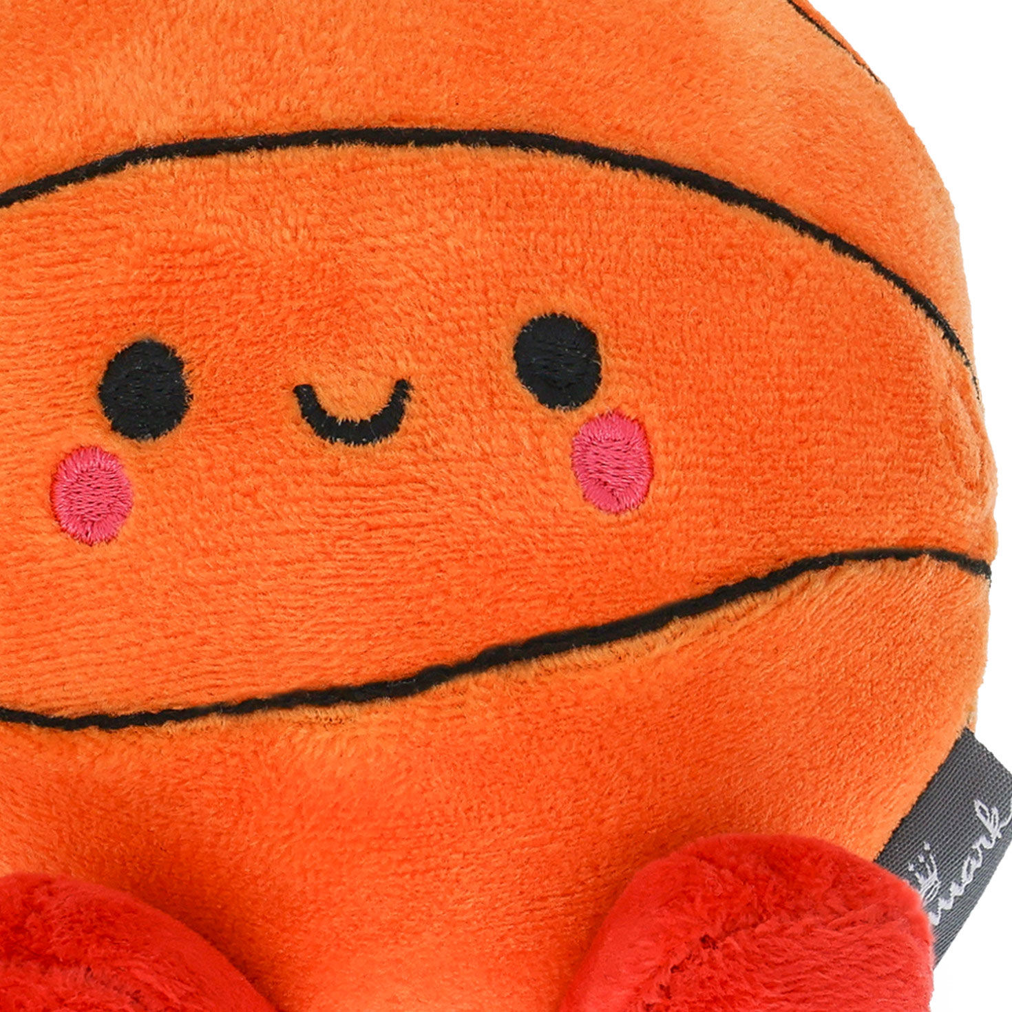Basketball and Hoop Magnetic Plush Toys closeup detail image number 5
