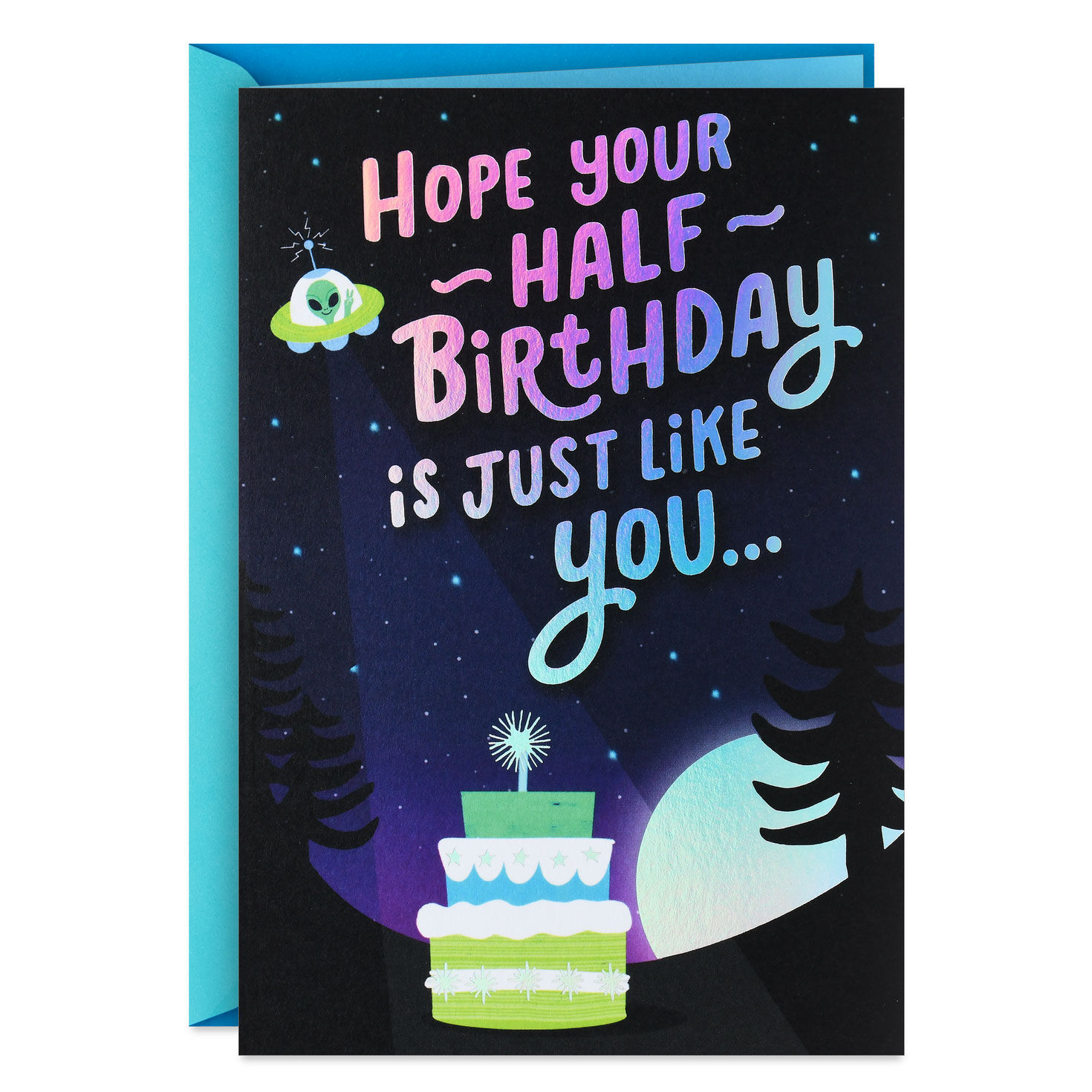 Out of this World Half Birthday Card for Kid