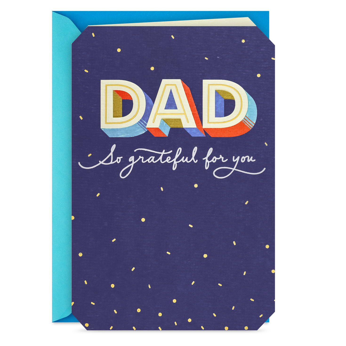 So Grateful for You Birthday Card for Dad
