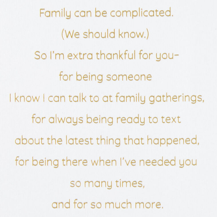 So Glad We're Family and Friends Christmas Card for Relative, , large image number 2