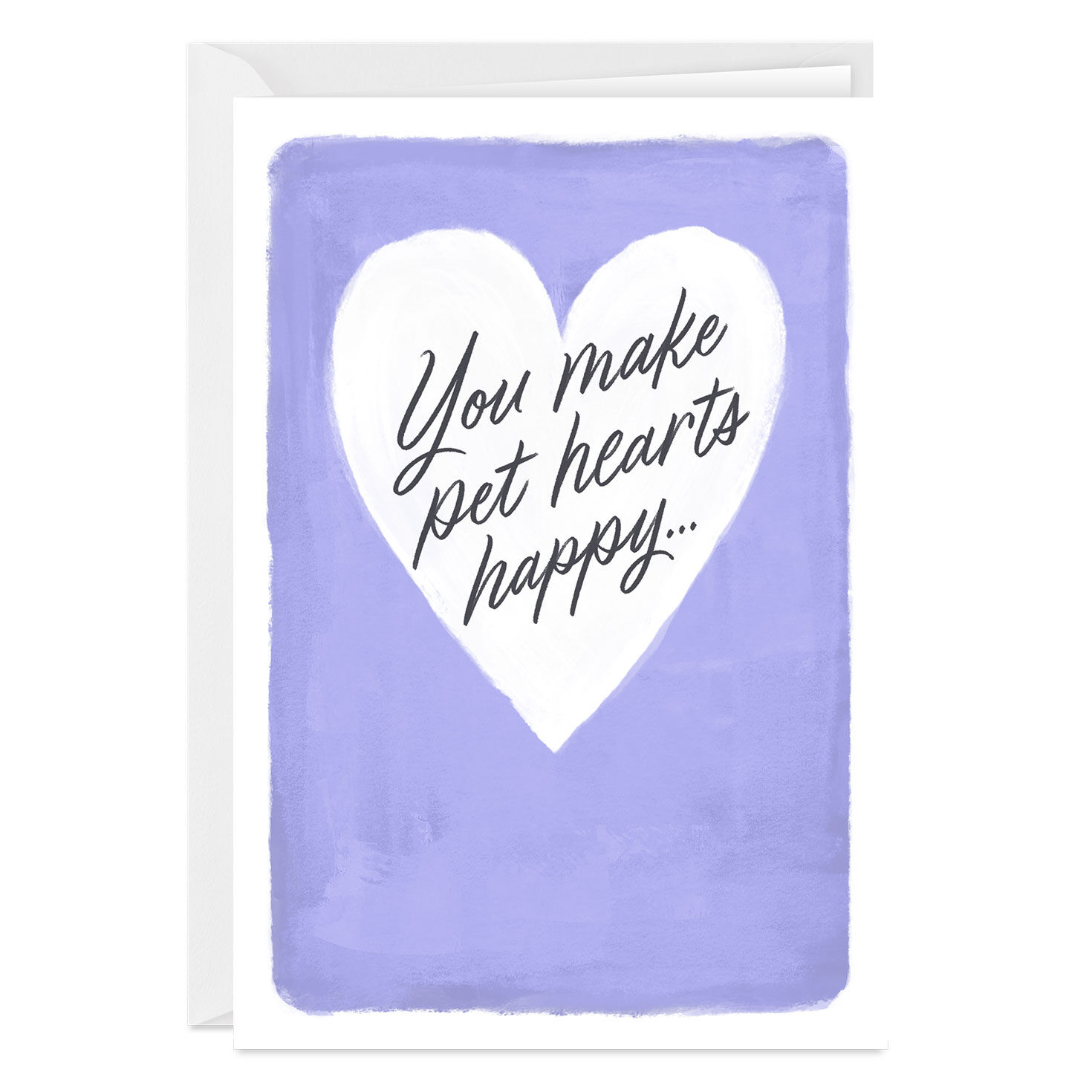 You Make Pet Hearts Happy Custom Thank You Card