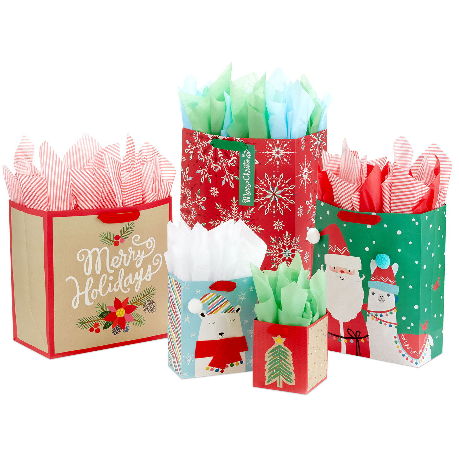 Festive and Fun Christmas Gift Bag Collection End of Life Hallmark