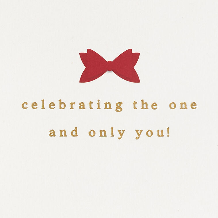 Minnie Mouse Outfit Birthday Card Sentiment  image number 2