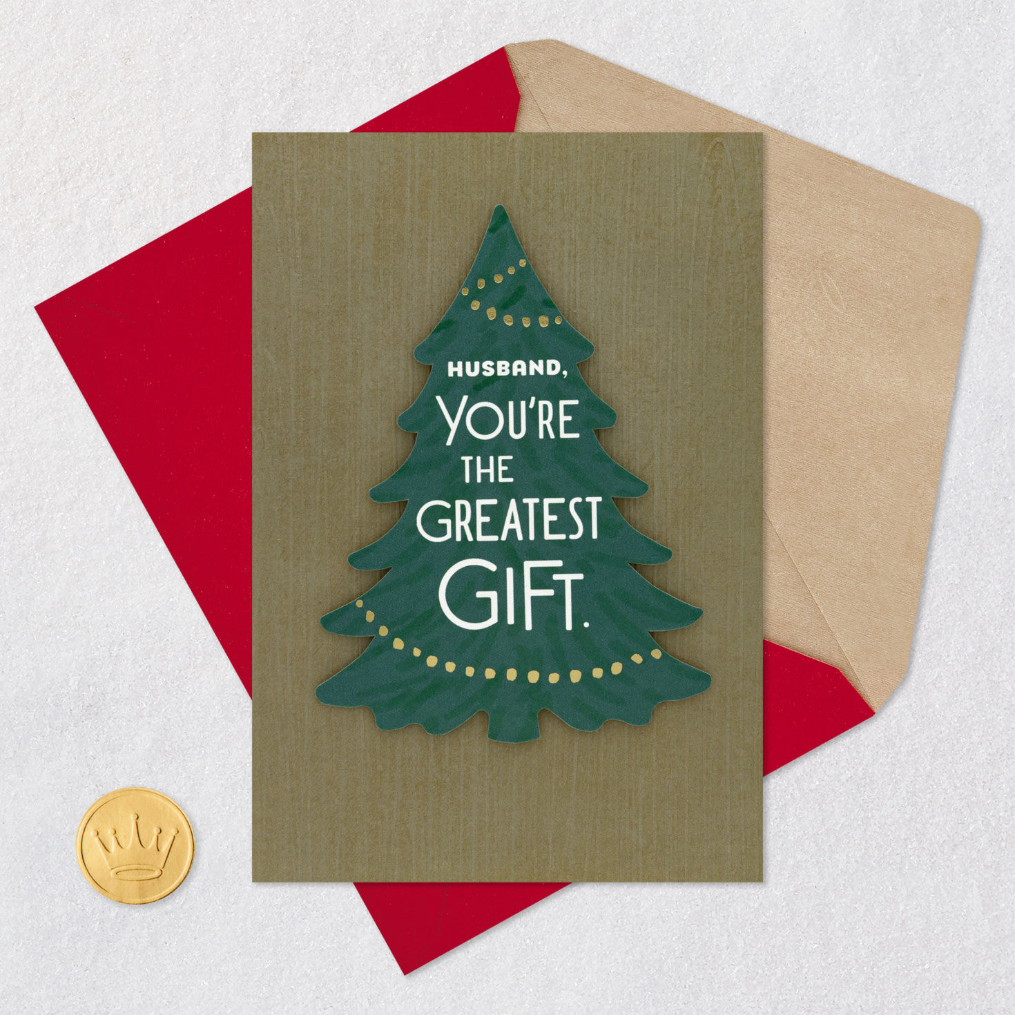 You're the Greatest Gift Christmas Card for Husband, , large image number 6