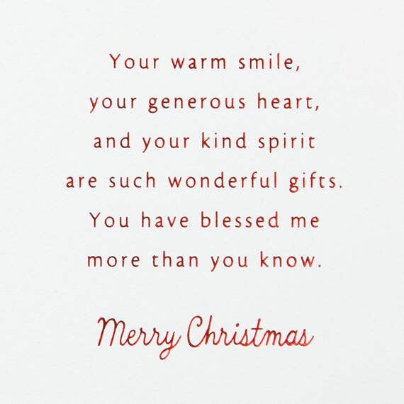 You're a Lifelong Blessing Christmas Card for Sister, , large image number 2
