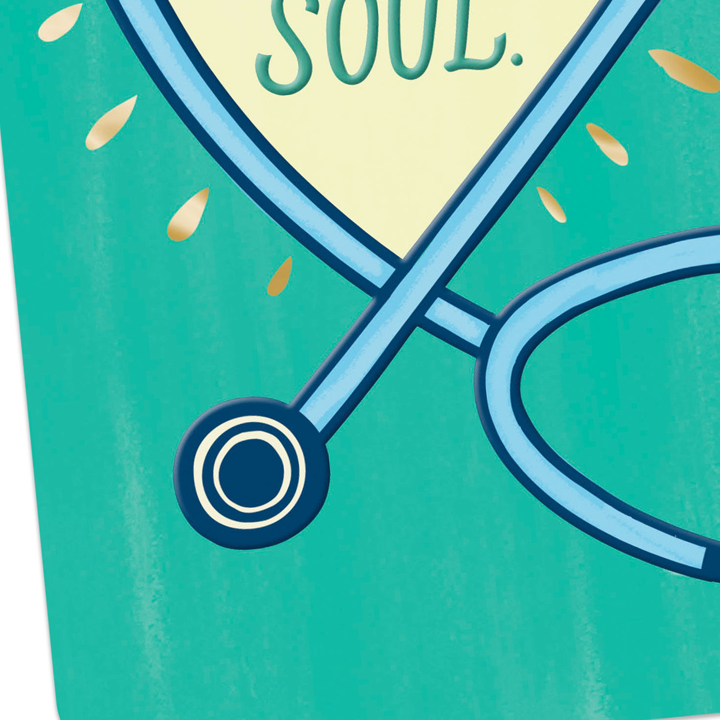 Caring Heart Stethoscope Nurses Day Card Card Front Detail image number 5