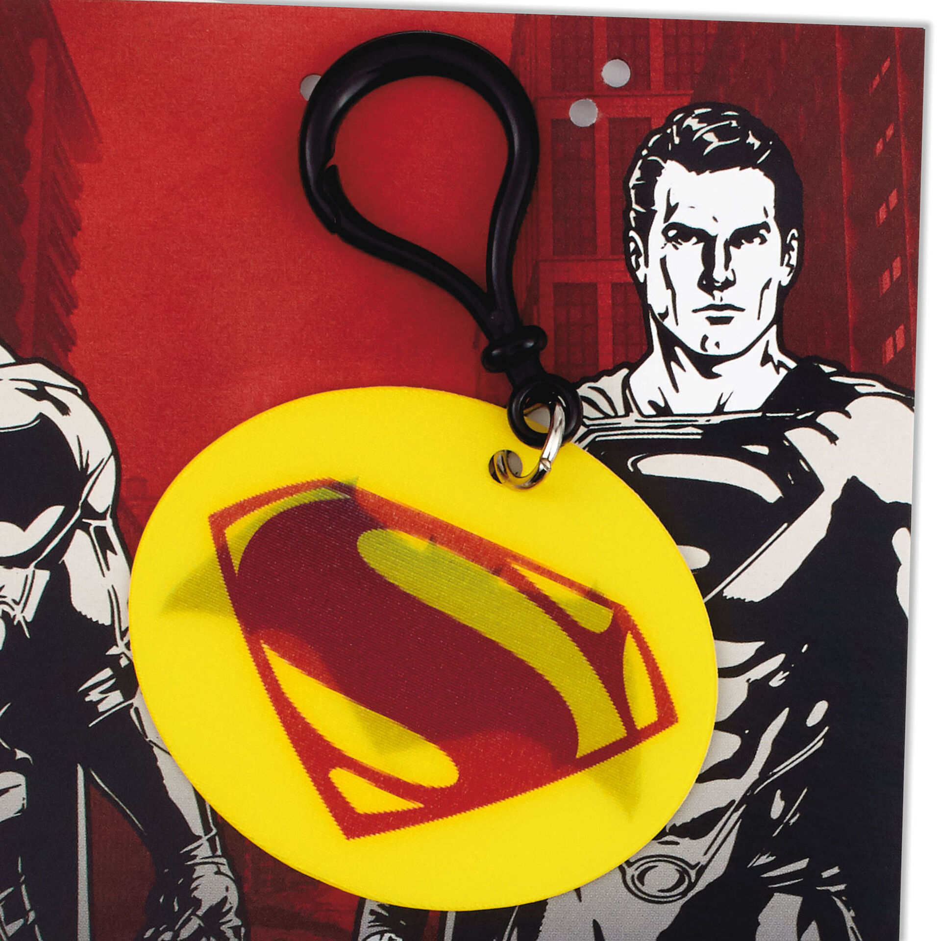 Batman v Superman Dawn of Justice™ Birthday Card With Keychain