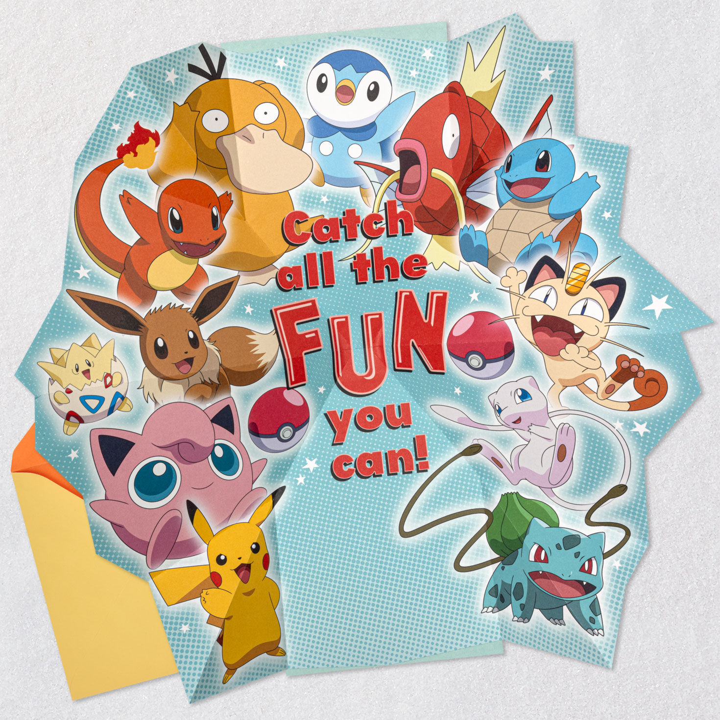 Pokémon Catch All the Fun You Can Pop-Up Birthday Card for Kids for only USD 5.99 | Hallmark