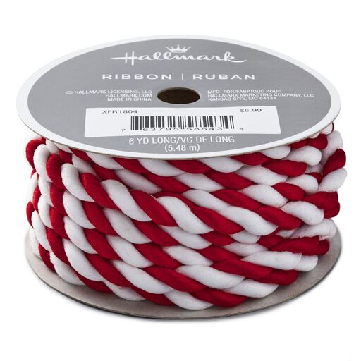 Peppermint Twist 1/4" Cording, 18', 