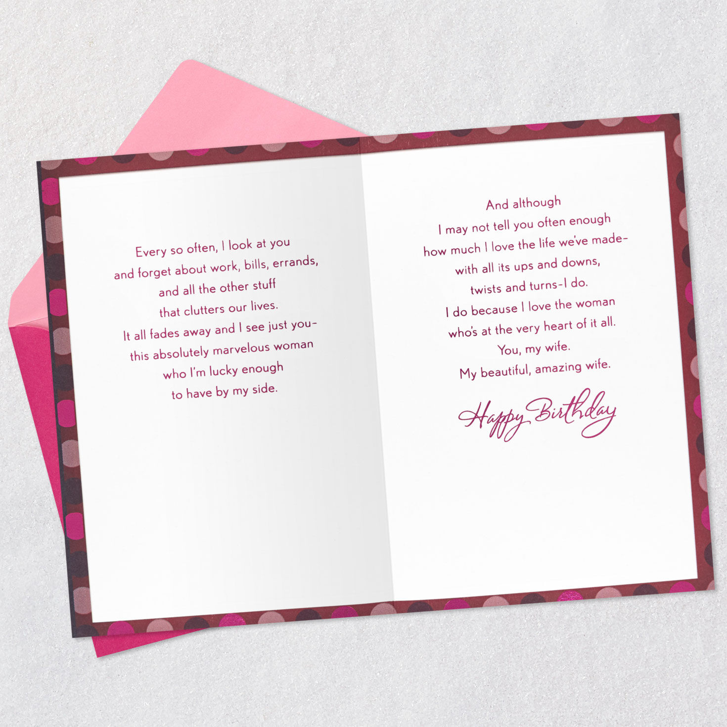 For My Beautiful, Amazing Wife Birthday Card, , large image number 4