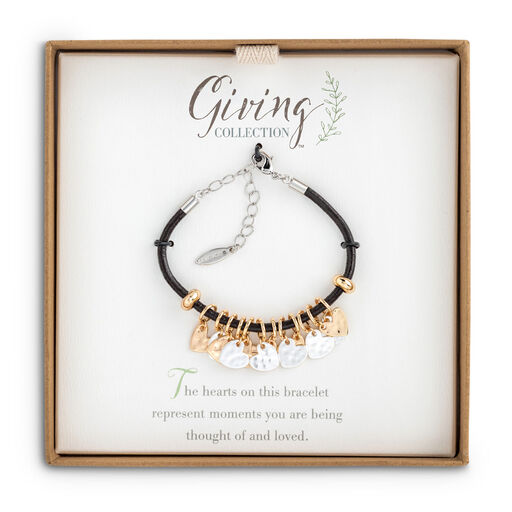 Heart Charms Giving Collection Bracelet, 