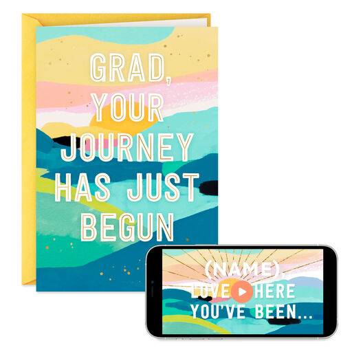 Love Where You're Going Video Greeting Graduation Card, 
