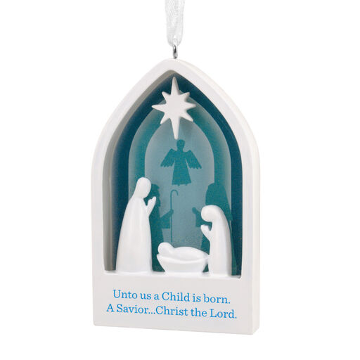 DaySpring Modern Nativity Hallmark Ornament, 