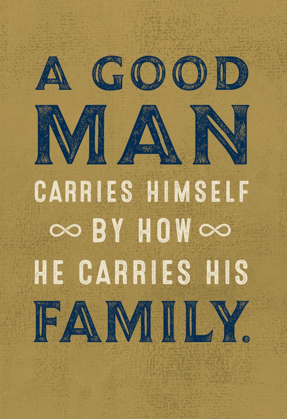 Jill Scott A Good Man Father's Day Card