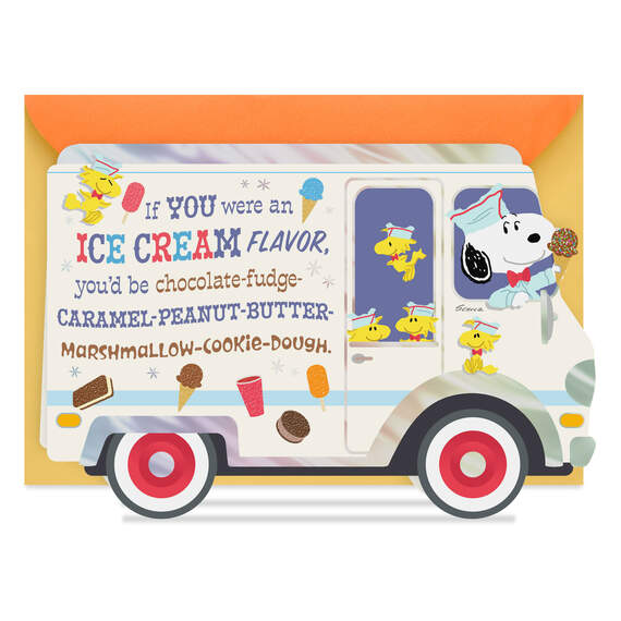 Peanuts® Snoopy Best Ice Cream Birthday Card