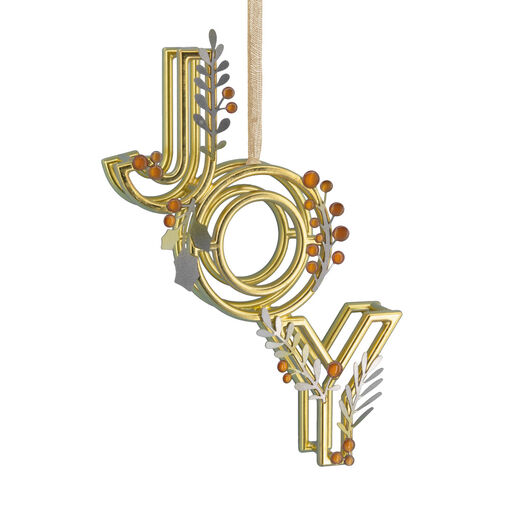 Joy Signature Premium Metal Hallmark Ornament, 