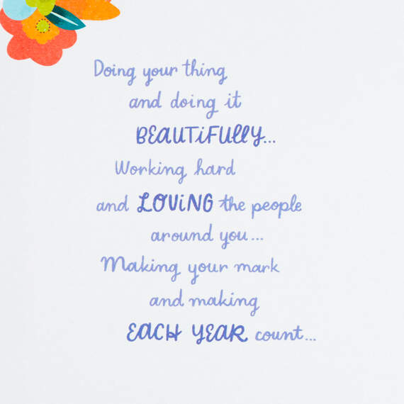 Doing Your Thing Beautifully Birthday Card for Daughter-in-Law, , large image number 2