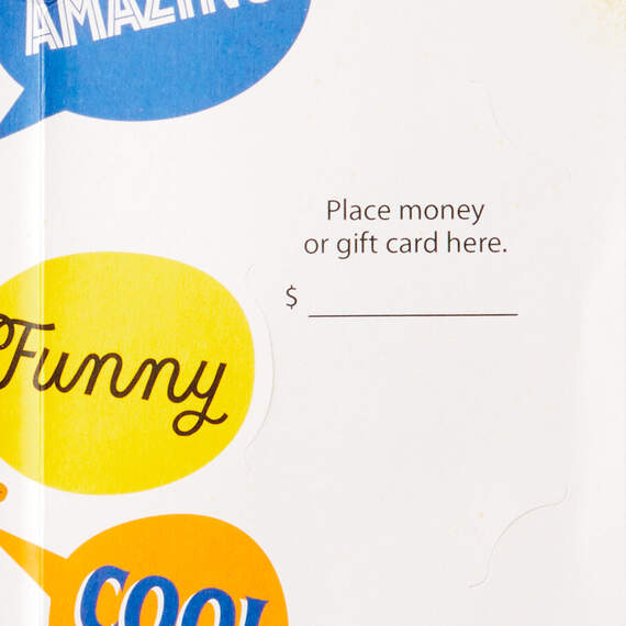 Wise Owl Funny Pop-Up Money Holder Graduation Card, , large image number 3