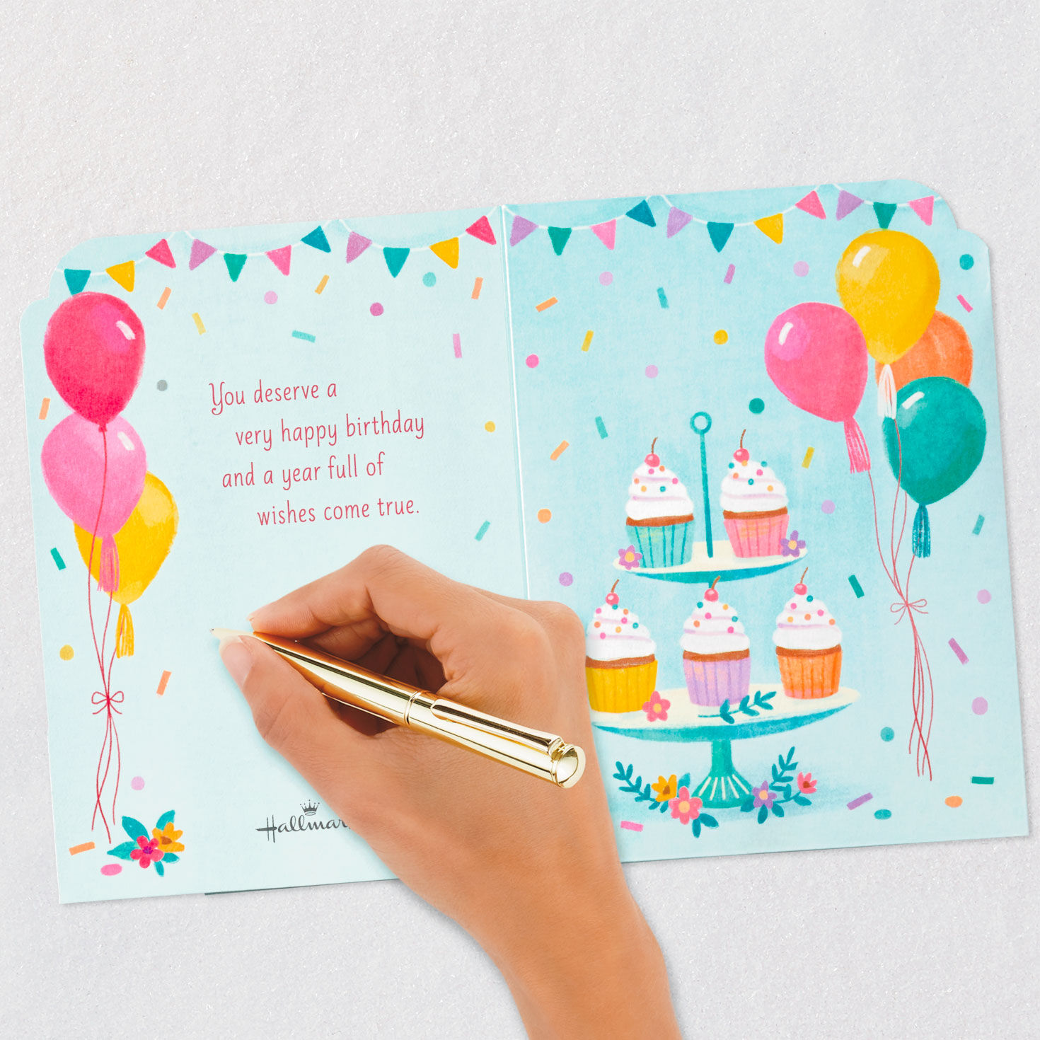 Make a Wish Musical 3D Pop-Up Birthday Card With Light, , large image number 7