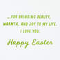 Beauty, Warmth and Joy Romantic Easter Card, , large image number 2