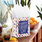 9.6" Colorful Checkerboard Medium Father's Day Gift Bag With Tissue Paper, , large image number 2
