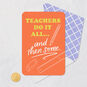 School Supplies Teacher Thank You Card Card Front with Envelope and Gold Seal image number 5