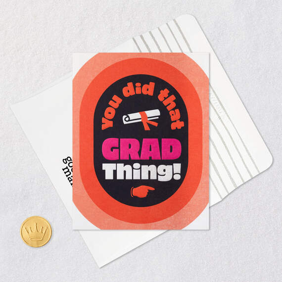 You Did That Grad Thing! Graduation Card, , large image number 5